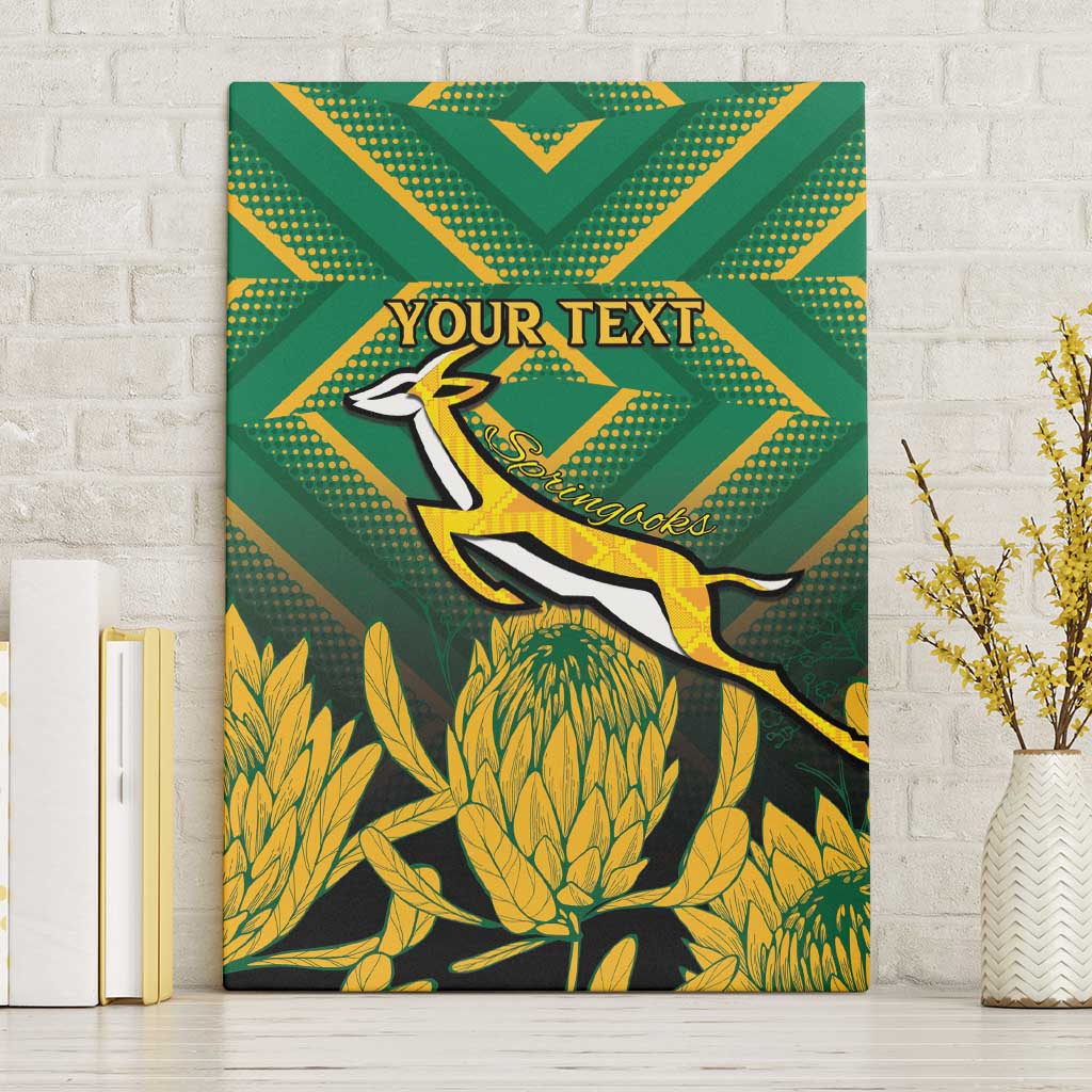 South Africa Rugby Custom Canvas Wall Art Go Springboks Go