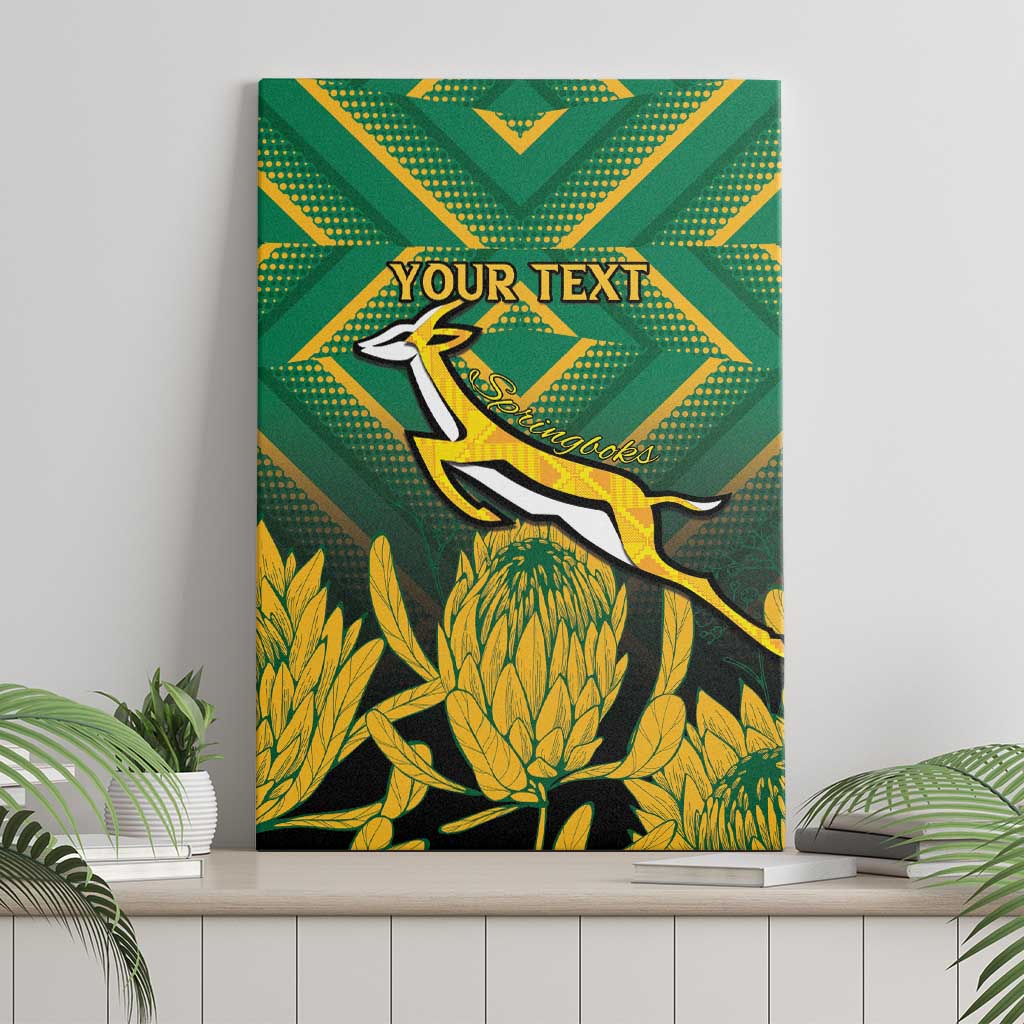 South Africa Rugby Custom Canvas Wall Art Go Springboks Go