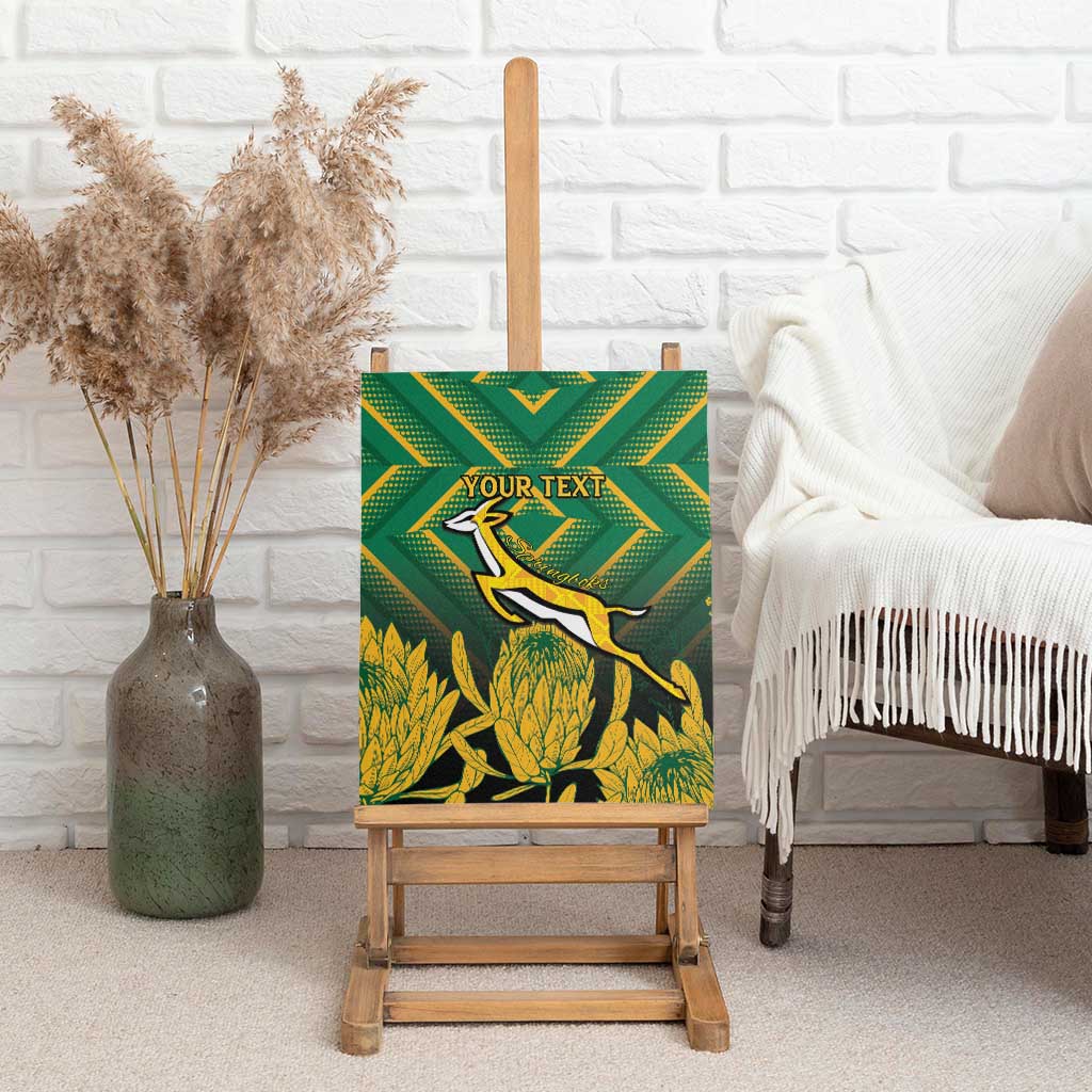 South Africa Rugby Custom Canvas Wall Art Go Springboks Go