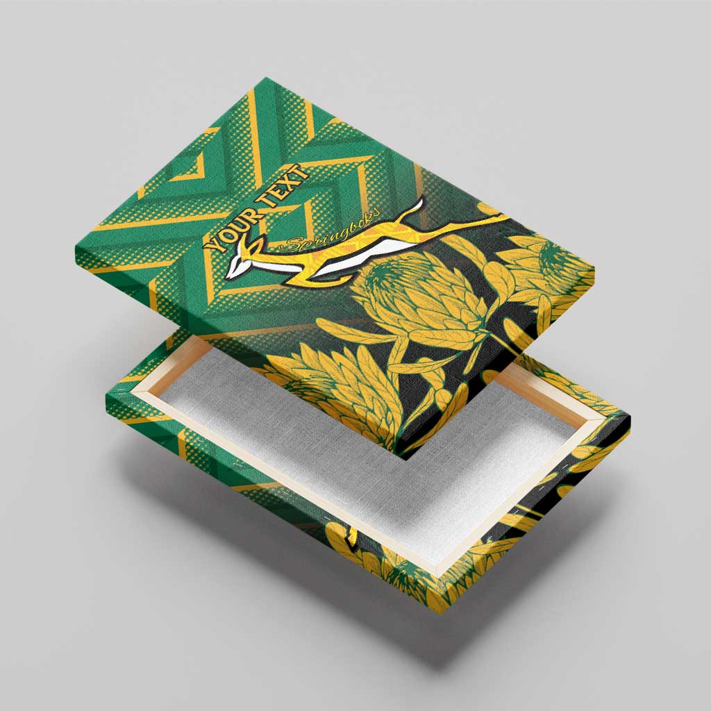 South Africa Rugby Custom Canvas Wall Art Go Springboks Go