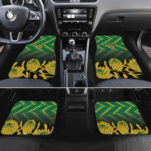South Africa Rugby Custom Car Mats Go Springboks Go