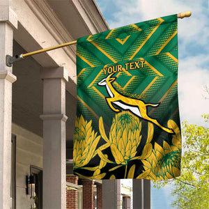 South Africa Rugby Custom Garden Flag Go Springboks Go