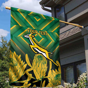 South Africa Rugby Custom Garden Flag Go Springboks Go