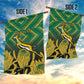 South Africa Rugby Custom Garden Flag Go Springboks Go