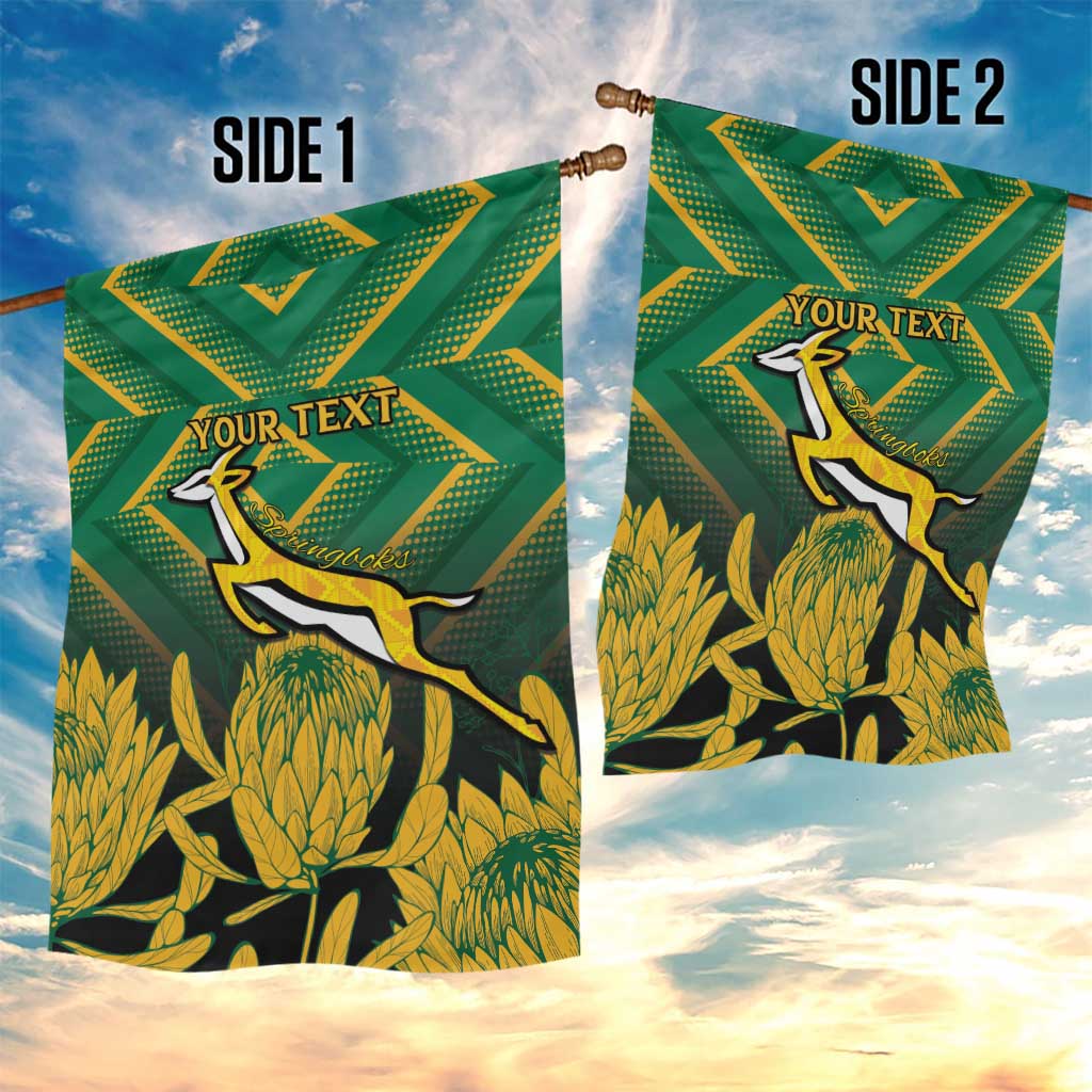 South Africa Rugby Custom Garden Flag Go Springboks Go