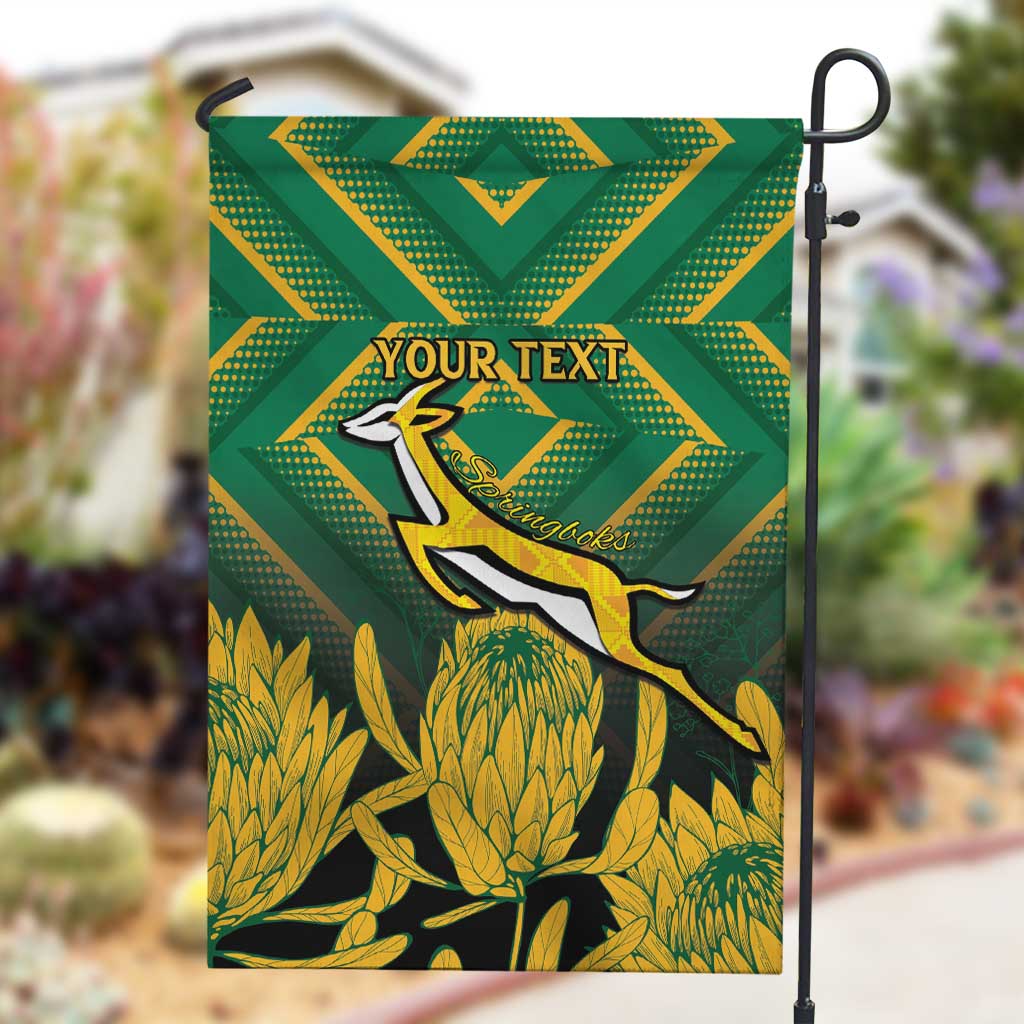 South Africa Rugby Custom Garden Flag Go Springboks Go