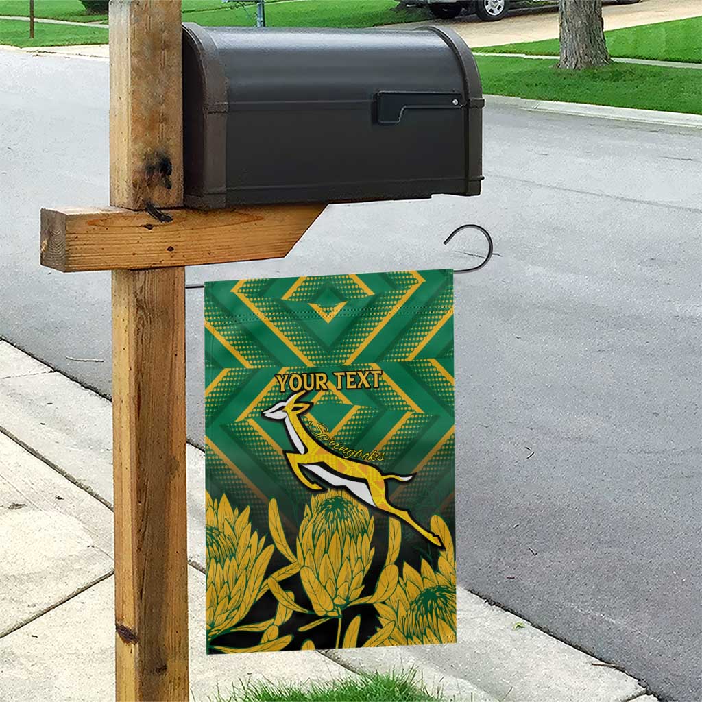 South Africa Rugby Custom Garden Flag Go Springboks Go