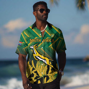 South Africa Rugby Custom Hawaiian Shirt Go Springboks Go