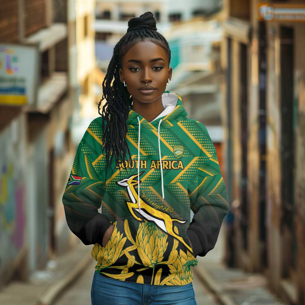 South Africa Rugby Custom Hoodie Go Springboks Go