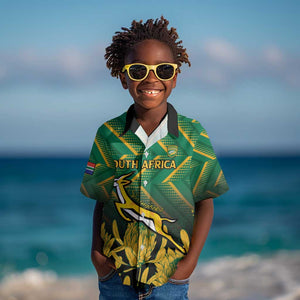 South Africa Rugby Custom Kid Hawaiian Shirt Go Springboks Go