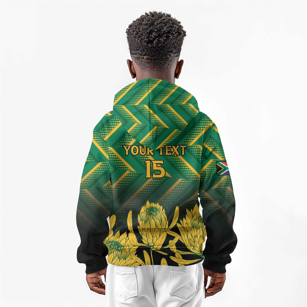 South Africa Rugby Custom Kid Hoodie Go Springboks Go