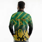 South Africa Rugby Custom Long Sleeve Polo Shirt Go Springboks Go