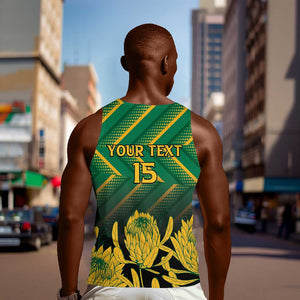 South Africa Rugby Custom Men Tank Top Go Springboks Go