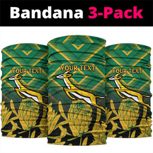 South Africa Rugby Custom Neck Gaiter Go Springboks Go LT15