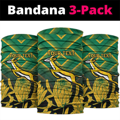 South Africa Rugby Custom Neck Gaiter Go Springboks Go LT15