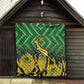 South Africa Rugby Custom Quilt Go Springboks Go