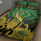 South Africa Rugby Custom Quilt Bed Set Go Springboks Go
