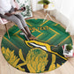 South Africa Rugby Custom Round Carpet Go Springboks Go