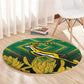 South Africa Rugby Custom Round Carpet Go Springboks Go
