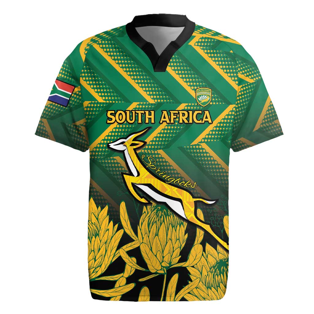 South Africa Rugby Custom Rugby Jersey Go Springboks Go
