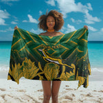 South Africa Rugby Custom Sarong Go Springboks Go