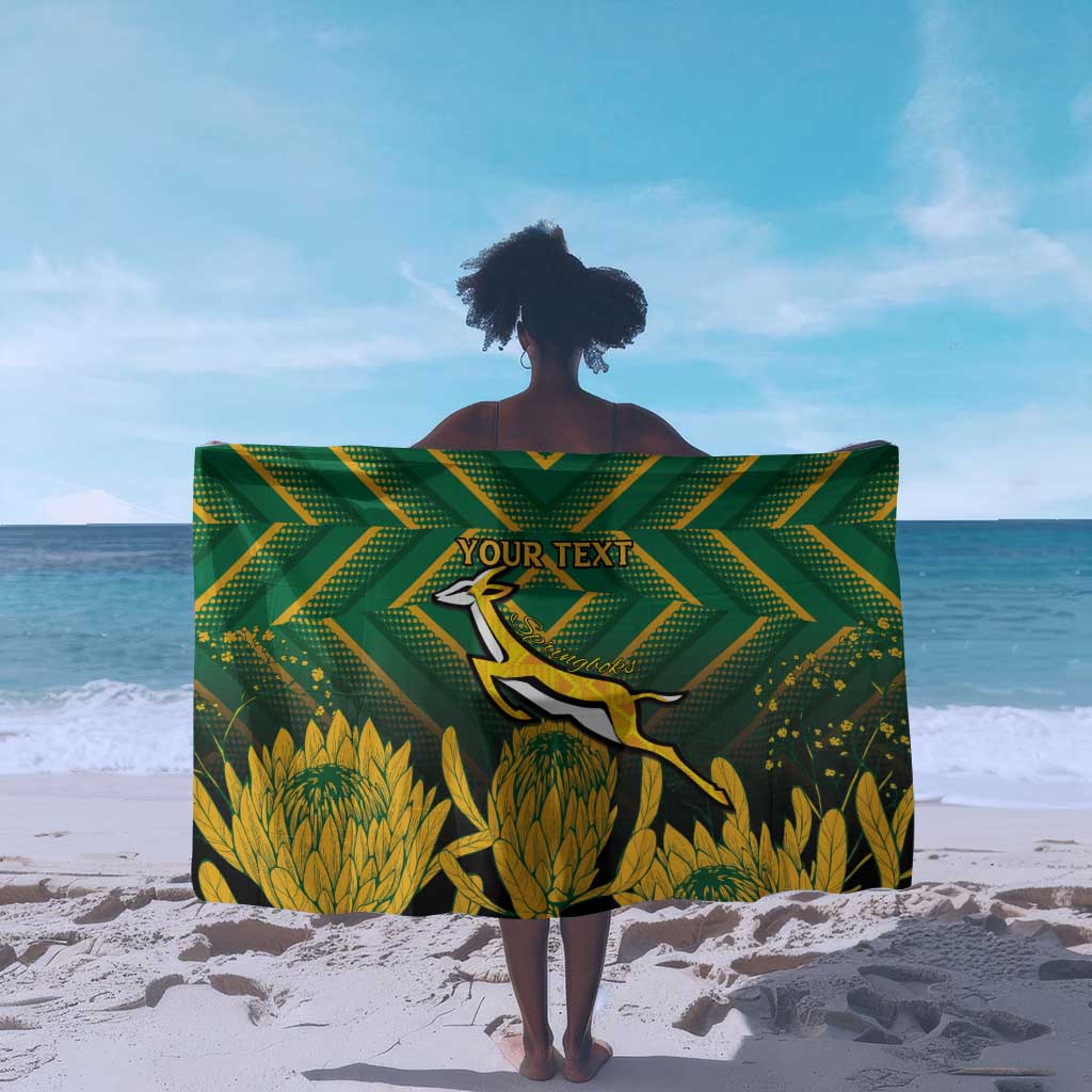 South Africa Rugby Custom Sarong Go Springboks Go