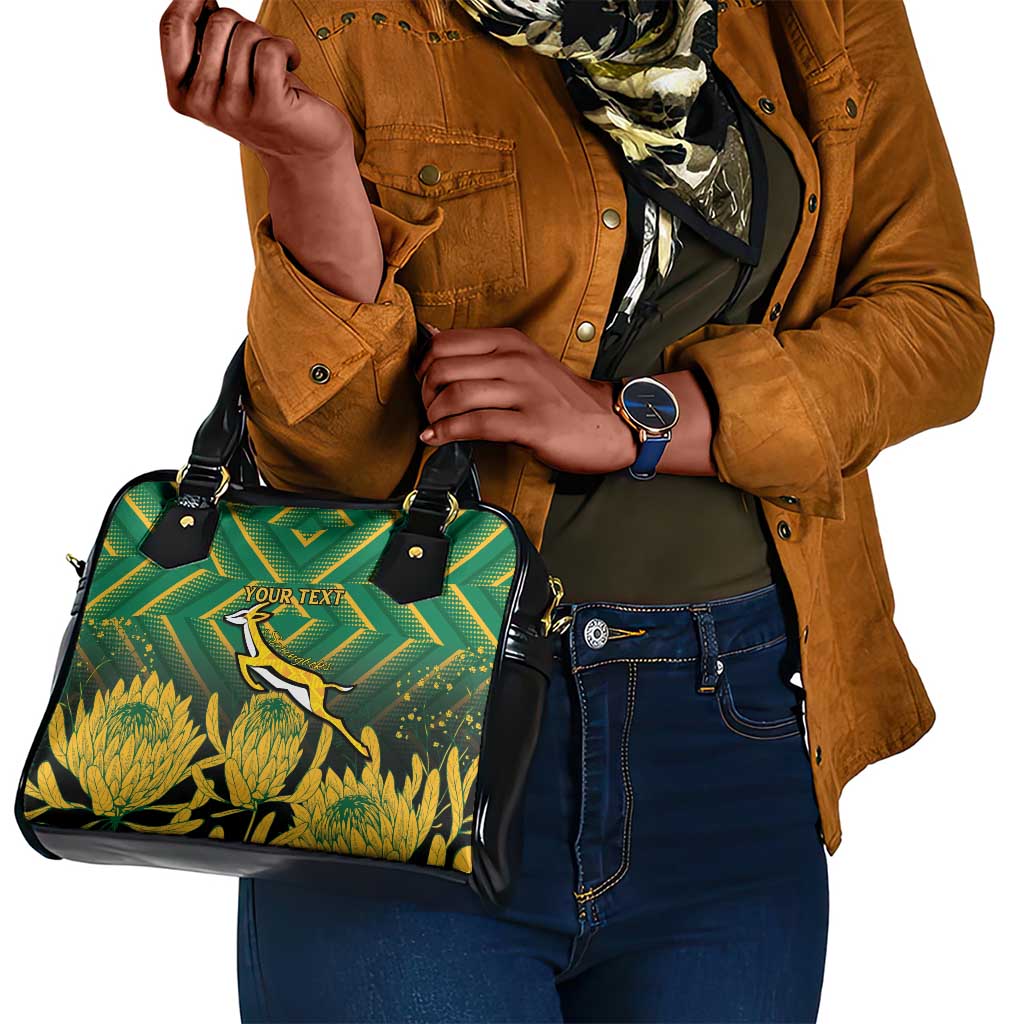 South Africa Rugby Custom Shoulder Handbag Go Springboks Go