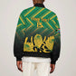 South Africa Rugby Custom Sleeve Zip Bomber Jacket Go Springboks Go