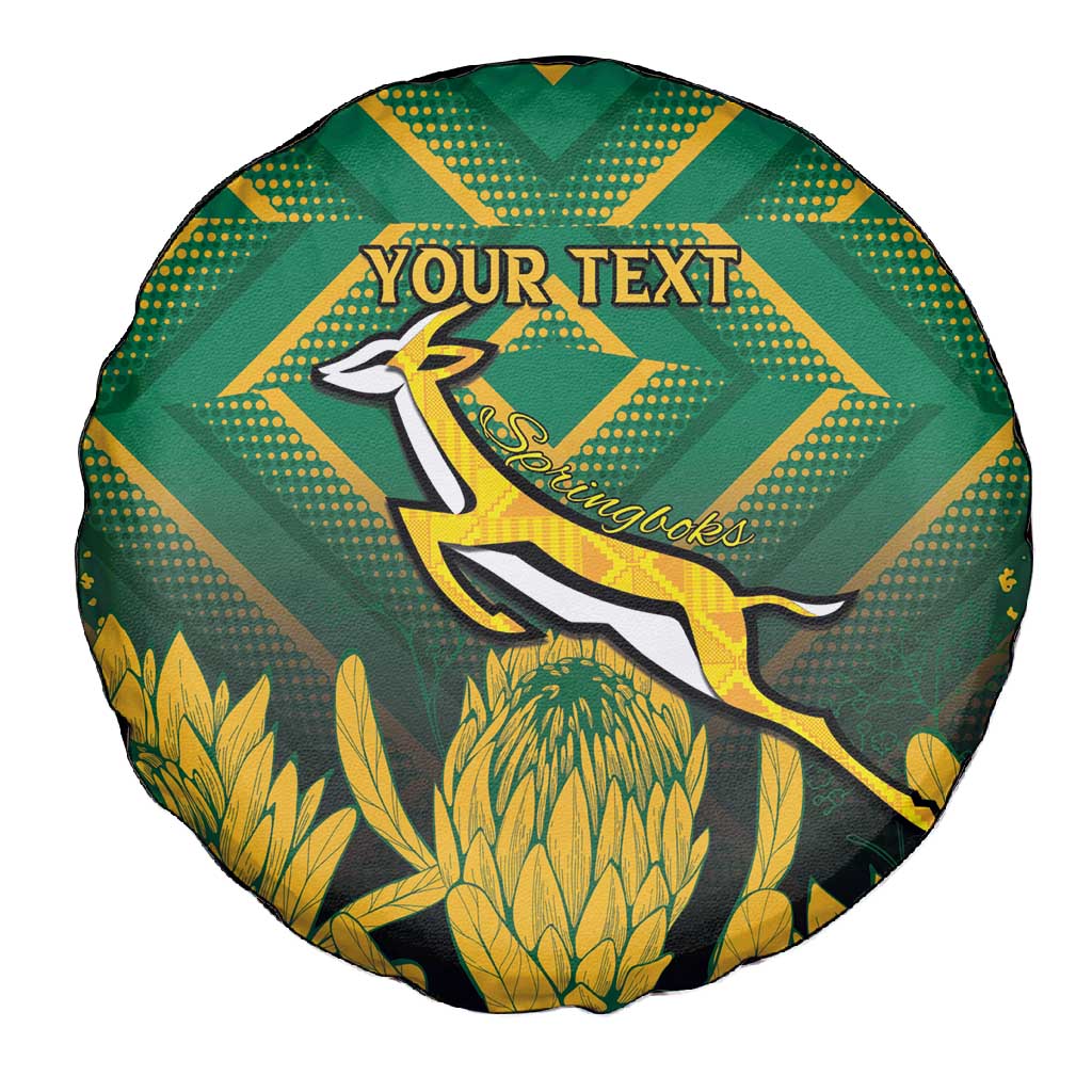 South Africa Rugby Custom Spare Tire Cover Go Springboks Go