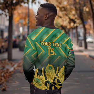 South Africa Rugby Custom Sweatshirt Go Springboks Go