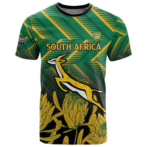 South Africa Rugby Custom T shirt Go Springboks Go