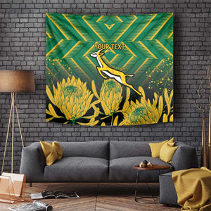 South Africa Rugby Custom Tapestry Go Springboks Go