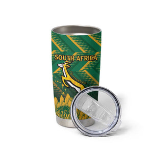 South Africa Rugby Custom Tumbler Cup Go Springboks Go
