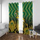 South Africa Rugby Custom Window Curtain Go Springboks Go