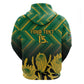 South Africa Rugby Custom Zip Hoodie Go Springboks Go