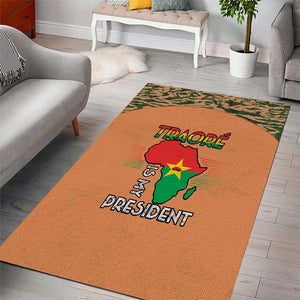 Traore Is My President Area Rug Africa For Africans