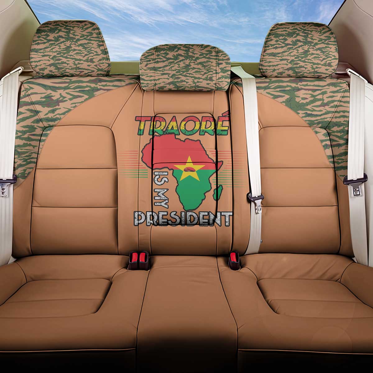 Traore Is My President Back Car Seat Cover Africa For Africans