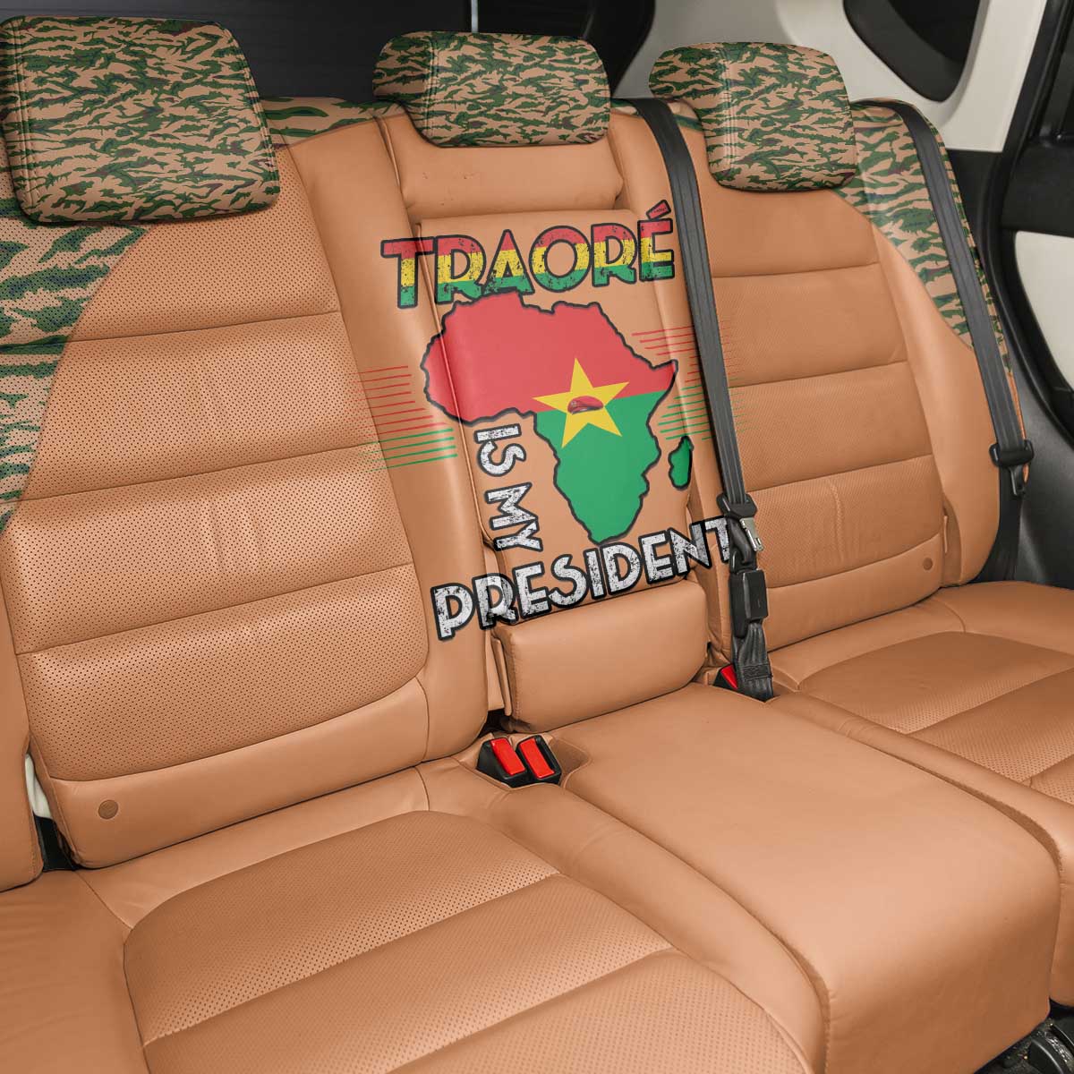 Traore Is My President Back Car Seat Cover Africa For Africans