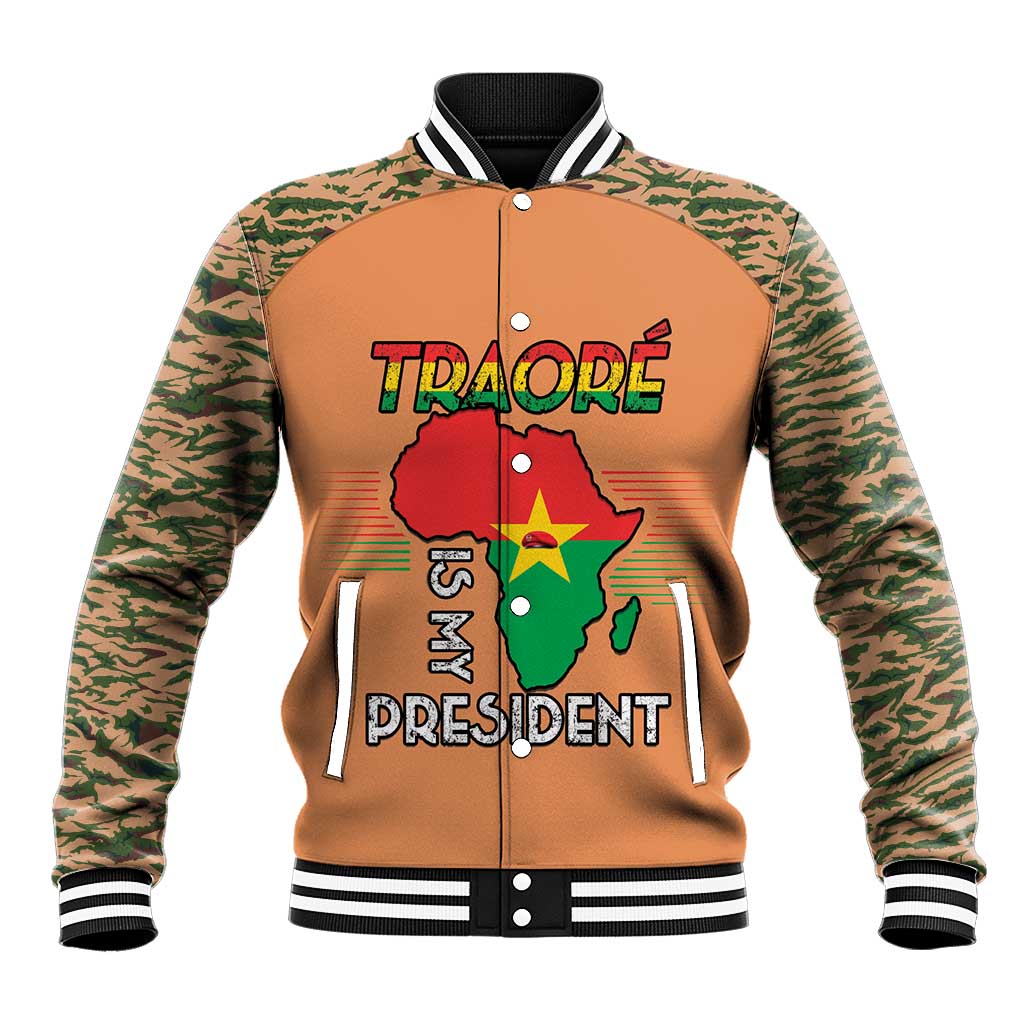 Traore Is My President Baseball Jacket Africa For Africans