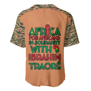 Traore Is My President Baseball Jersey Africa For Africans