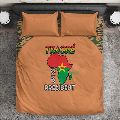 Traore Is My President Bedding Set Africa For Africans