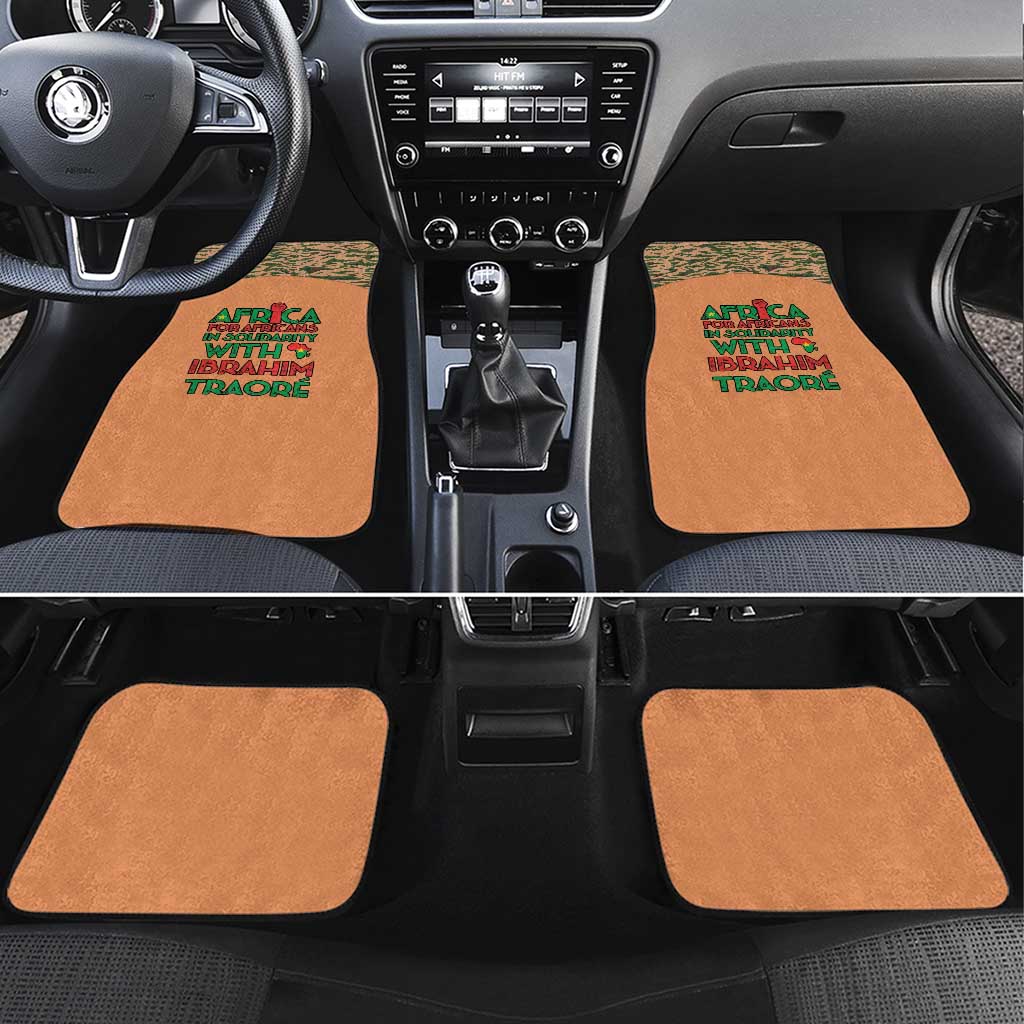 Traore Is My President Car Mats Africa For Africans