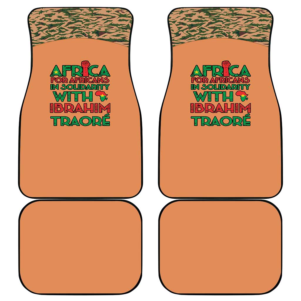Traore Is My President Car Mats Africa For Africans