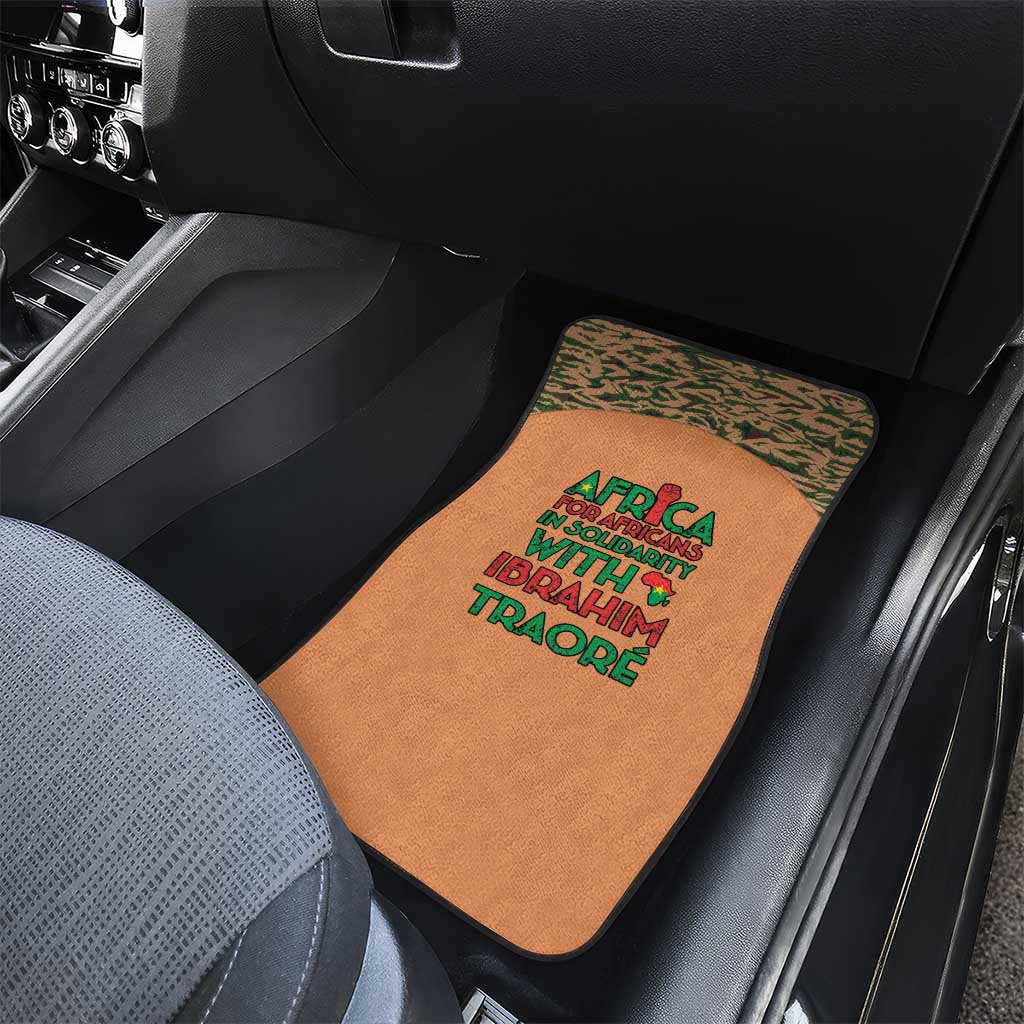 Traore Is My President Car Mats Africa For Africans