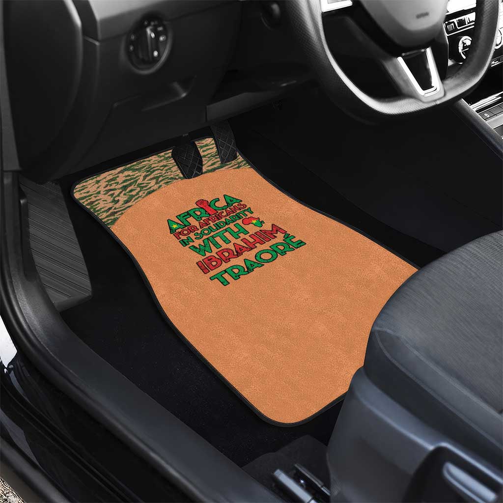 Traore Is My President Car Mats Africa For Africans