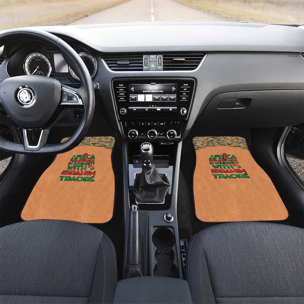 Traore Is My President Car Mats Africa For Africans