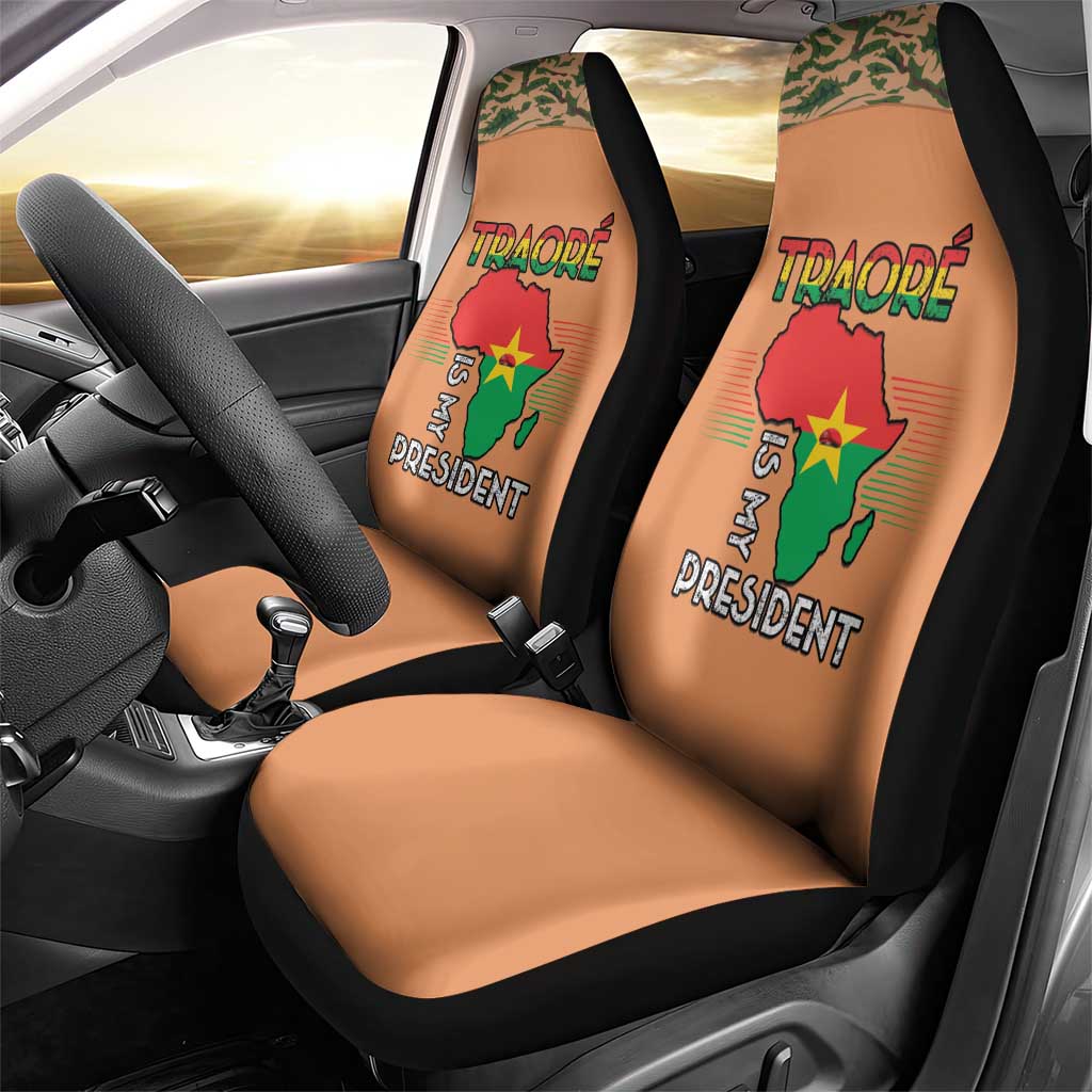 Traore Is My President Car Seat Cover Africa For Africans
