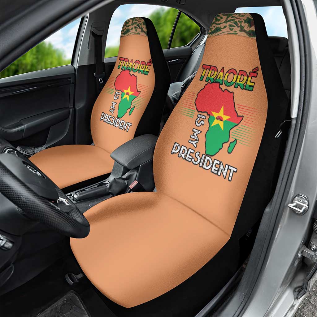 Traore Is My President Car Seat Cover Africa For Africans