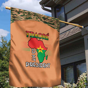 Traore Is My President Garden Flag Africa For Africans