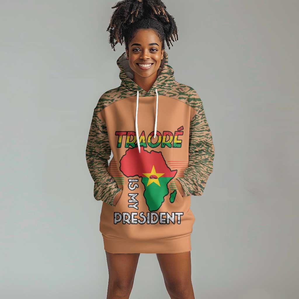 Traore Is My President Hoodie Dress Africa For Africans